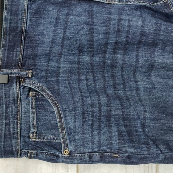 Sonoma Dark Wash Distressed Ankle Skinny Jeans, Size 24W Short - Picture 3 of 15